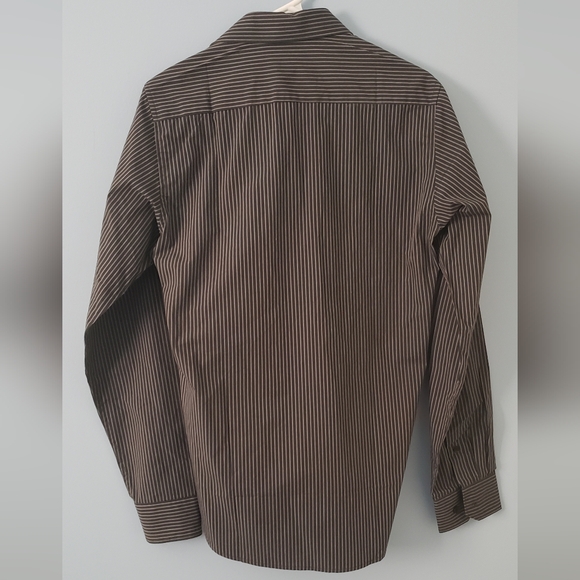 Kenneth Cole New York Men's Black Dress Shirt - Picture 2 of 3